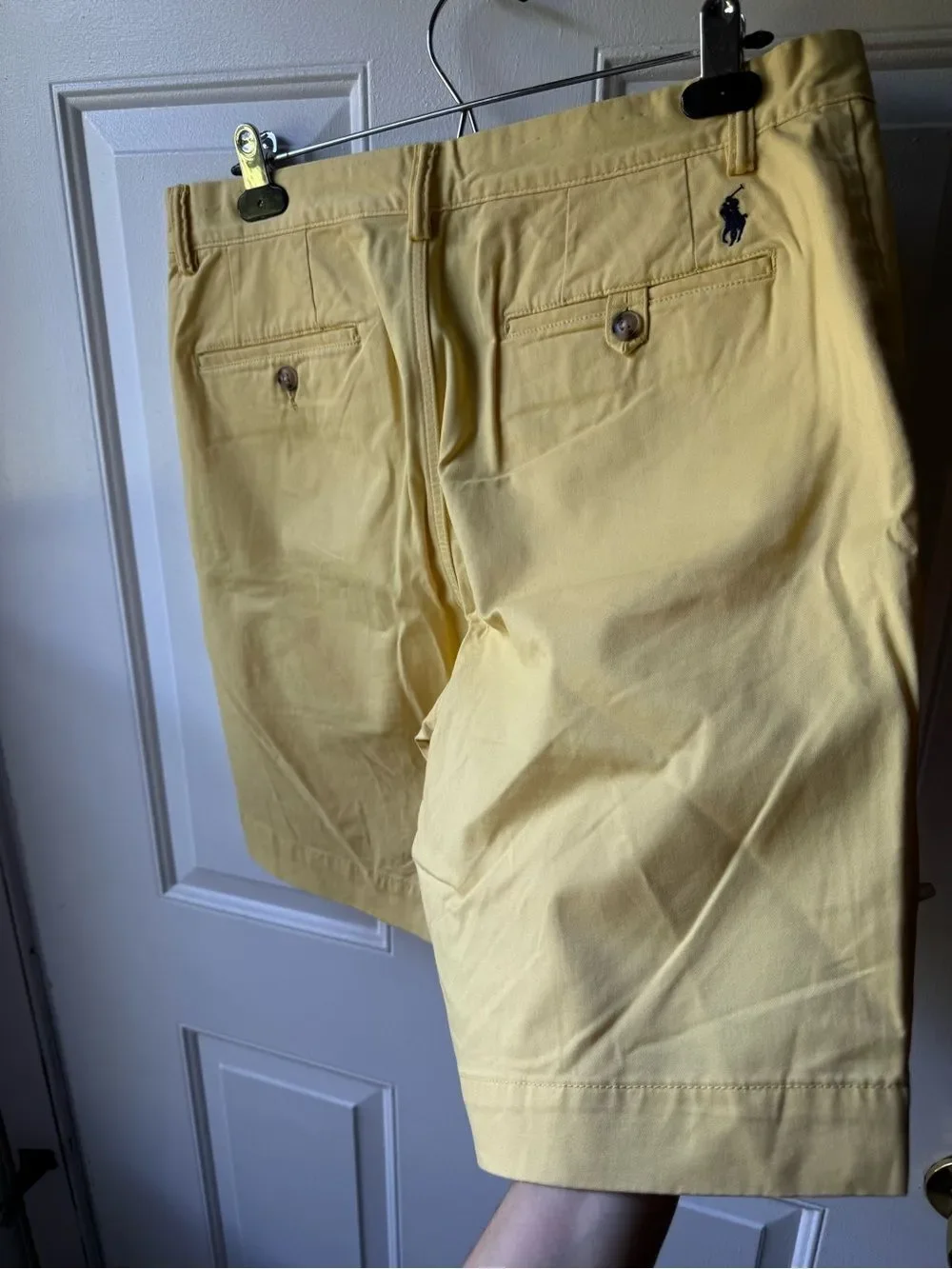 Polo Ralph Lauren Classic Fit 9” Chino Shorts Yellow 32 NWOT